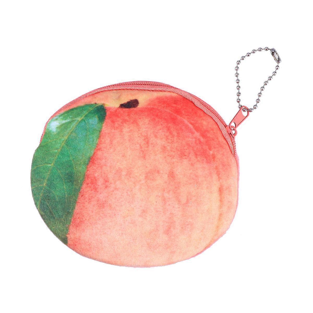 3D Plush Mini Wallet for Storage Fruit Pouch