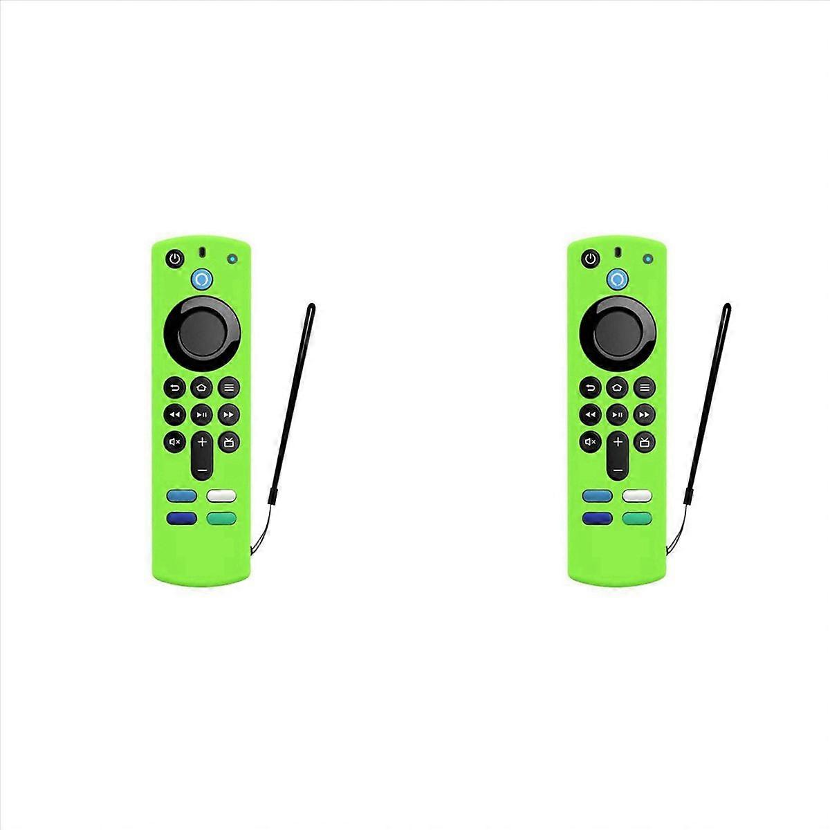 Silicone Remote Control Cover for Fire 4K 3Rd Gen (Green)