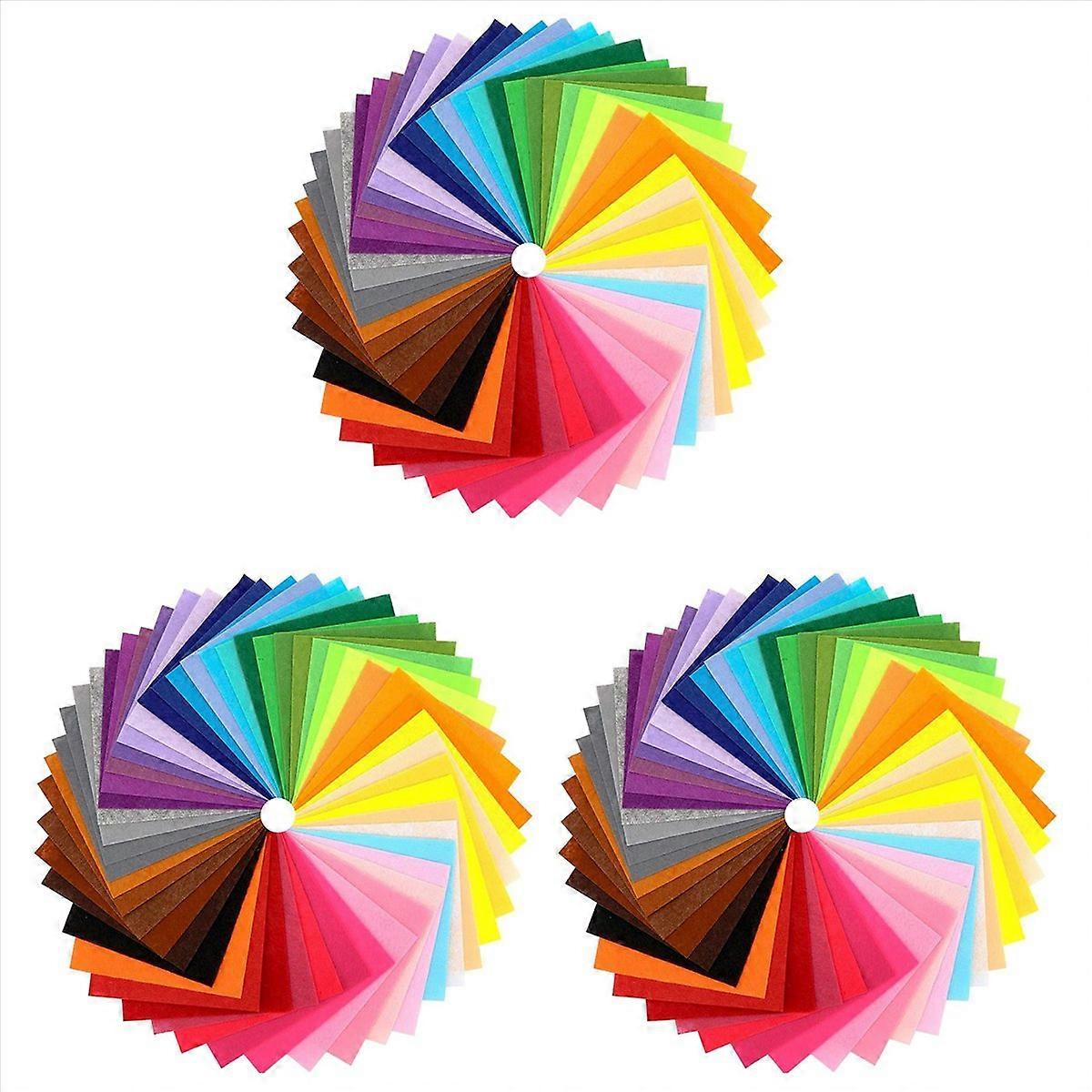 40Pcs Felt Fabric Squares DIY Craftwork Felt Crafts Assorted Colors