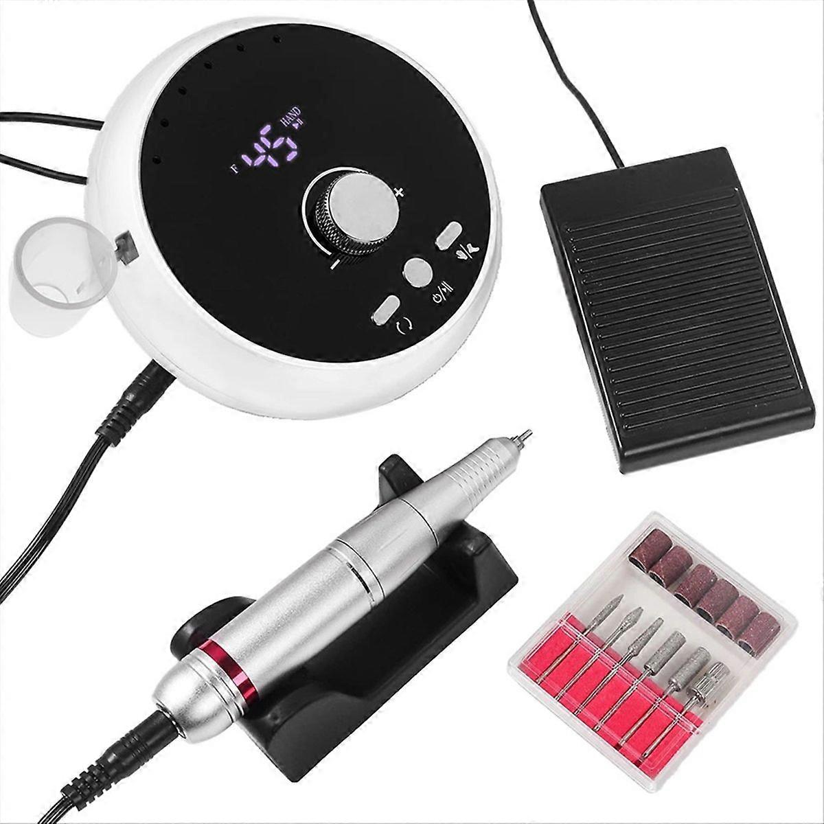 Electric Nail Drill Professional Manicure Machine US PLUG,D