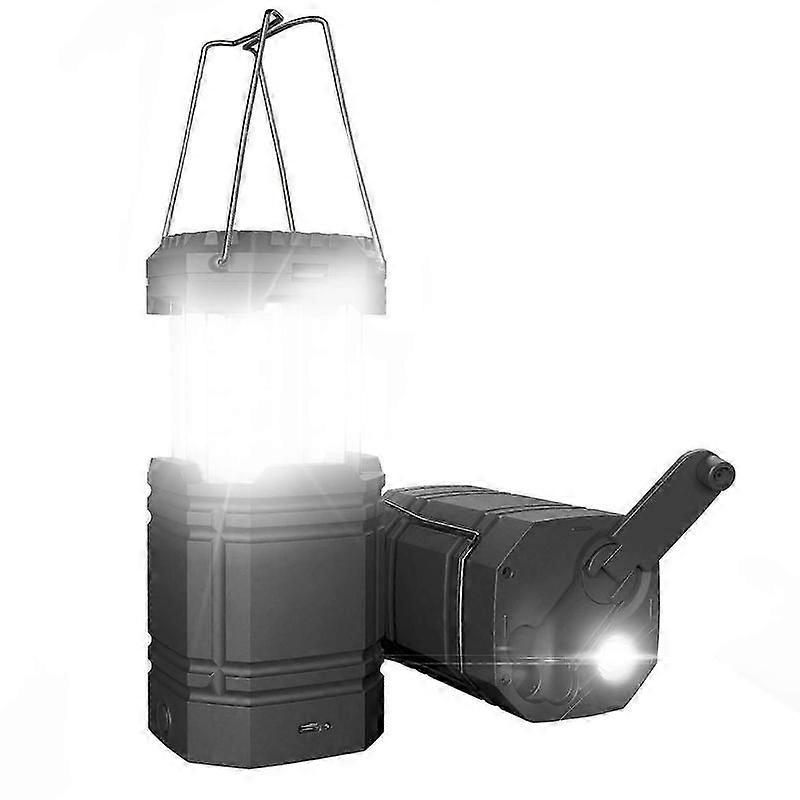 solar powered camping lantern portable with USB charging