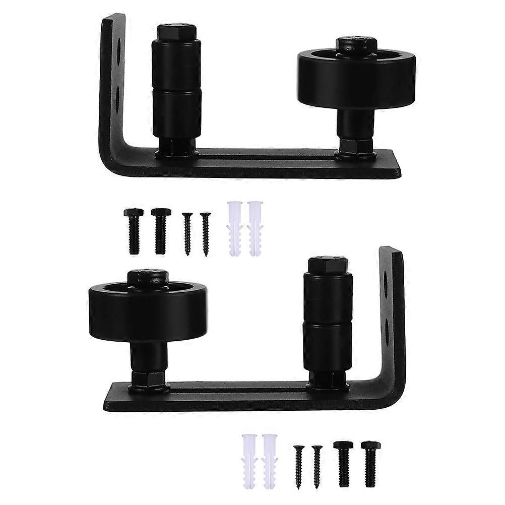 Barn Door Floor Guide Sliding Roller Replacement 2Pcs for Door Use