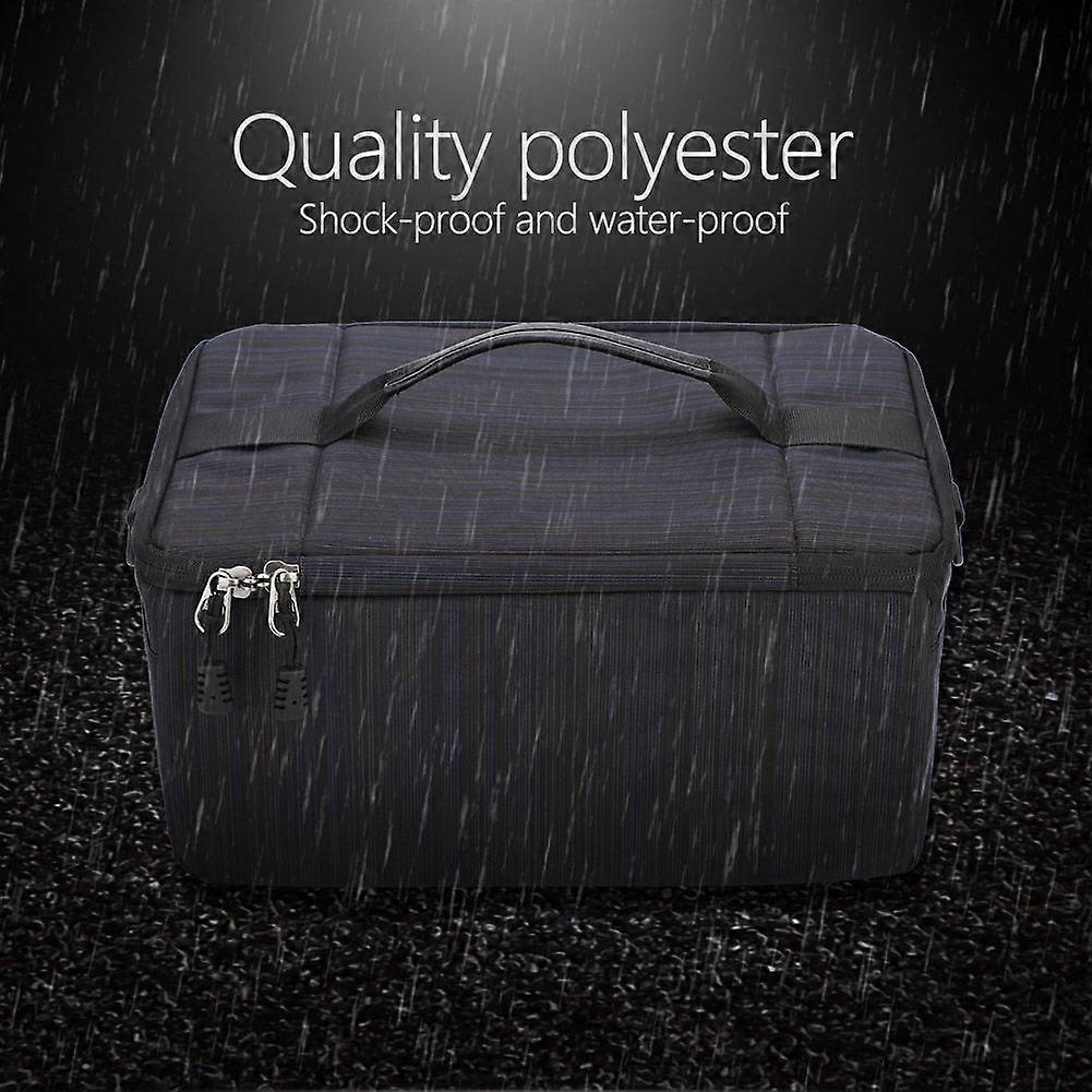 Compatible Withdable Protective Insert Partition Handle Camera Lens Bag Case Pouch (Black)
