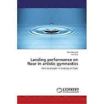 Landing Performance op de vloer in artistieke gymnastiek