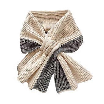 Xinwanna Dames Sjaal Patchwork Kleurrijk Zacht Comfortabel Wikkelmodel Winter Sjaal Nekverzorging Modeaccessoire (Grijs)