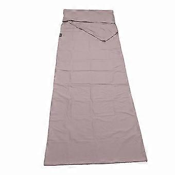 Forro de saco de dormir impermeável e respirável, design leve e amplo para viagens, camping e estadias em hotéis.