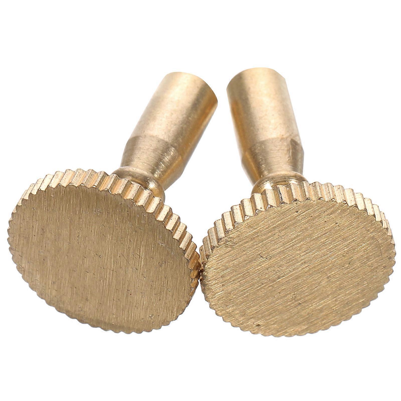 Lamp Switch Metal Handle Replacement Turn Knob Light Socket 2Pcs