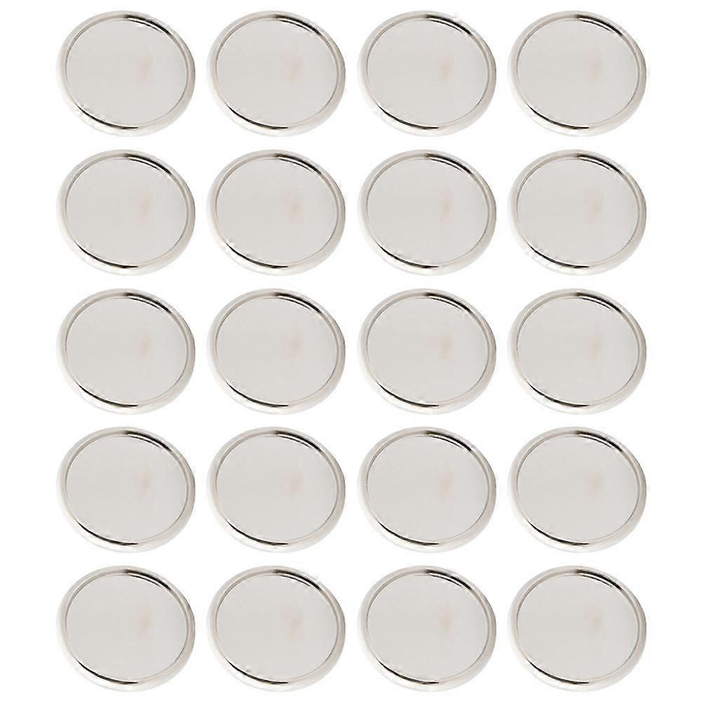 Silver Book Binding Discs 20Pcs Plastic Binder Rings for Notebook Fixing