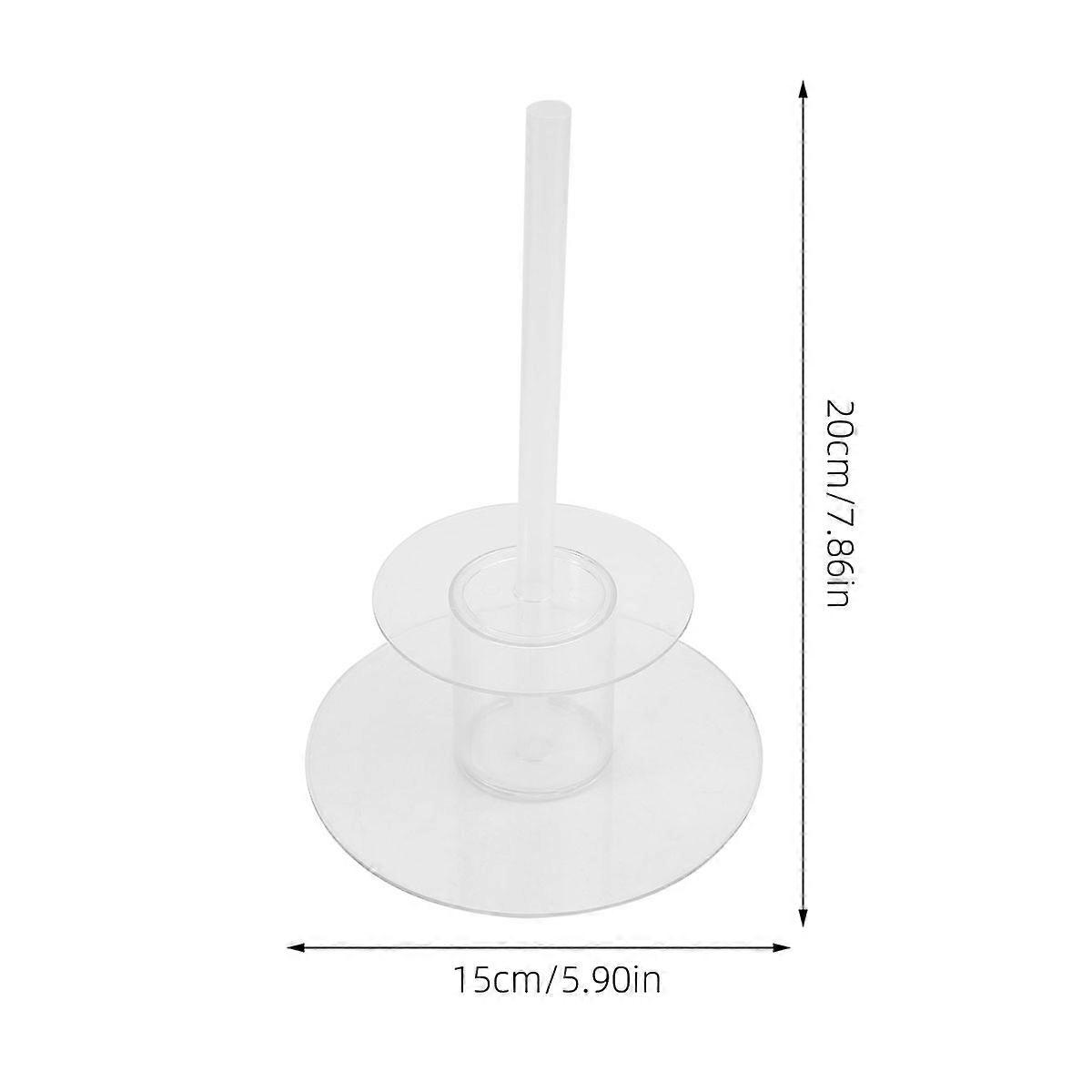 Transparent Simple Baking Tools Cake Shape Base Stands for Convenient Cake Making