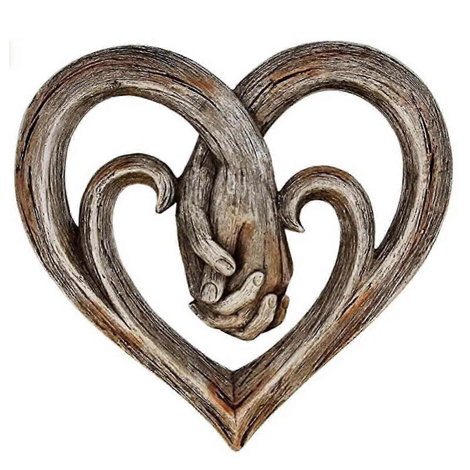 Heart Holding Hands Wall Decor - compatible withever Love