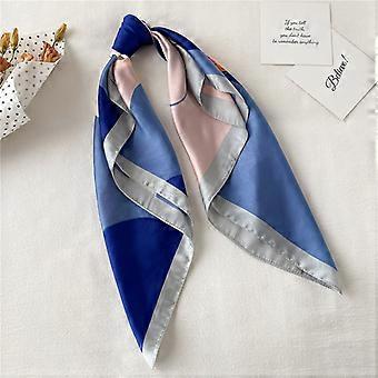 Seidenschal mit Katzenmotiv, Kopftuch, Halstuch, quadratischer Satinschal für Damen, Stirnband, Foulard, Hijab, Bandana (2024)