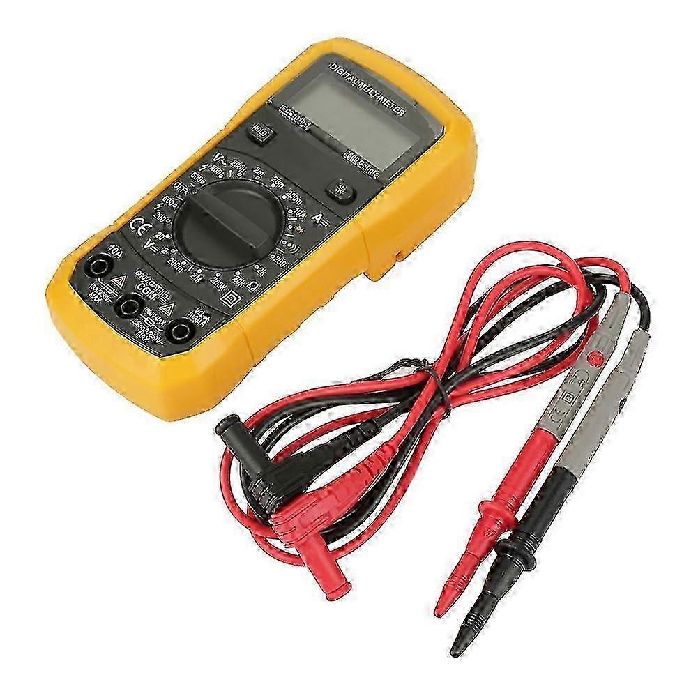 PEAKMETER PM8233B portable digital multimeter with automatic range selection, 2000 counts, voltmeter and ammeter