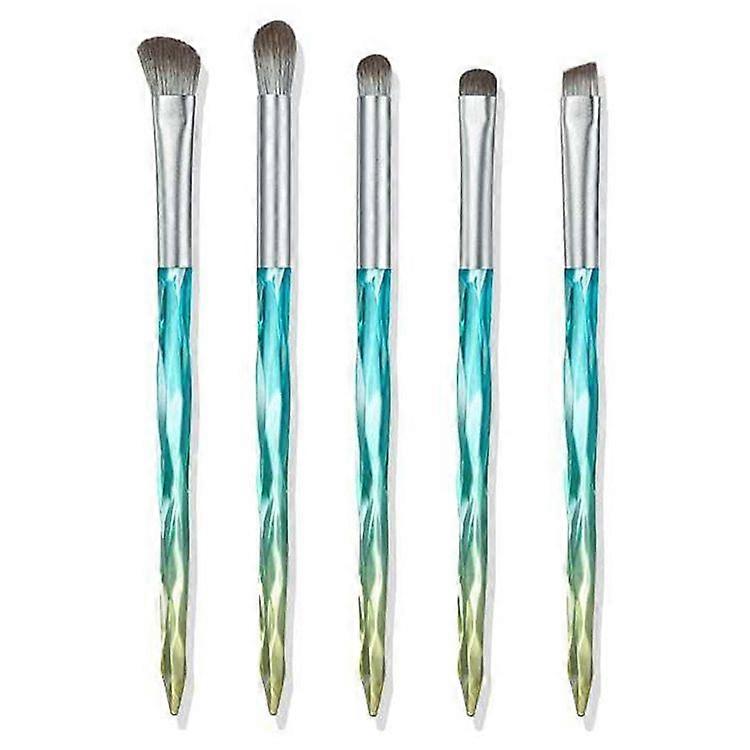 Makeup Brush, Style: 5 PCS Green Eye Shadow Brush