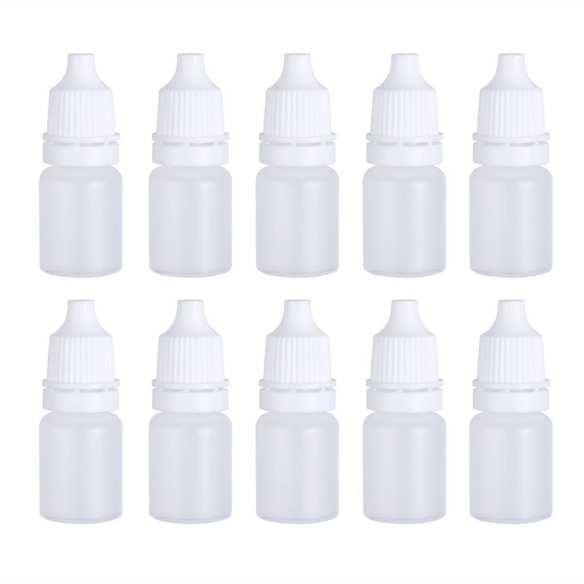 10Pcs 5ml Empty Plastic Squeezable Dropper Bottles Eye Liquid Dropper Dropping Bottles