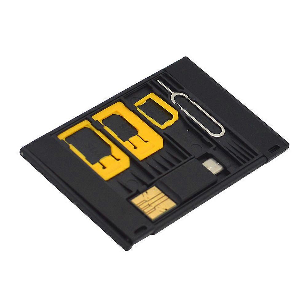 5PCS/Set SIM OTG Phone Reader Set Micro Sim and Nano Adapter(Random Color)