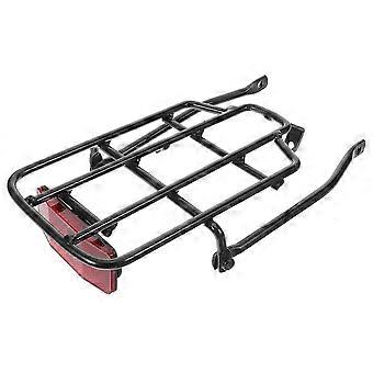 3Pcs Metal Backseat Rear Bike Rack for Storage Use Black Steel Bike Replacement