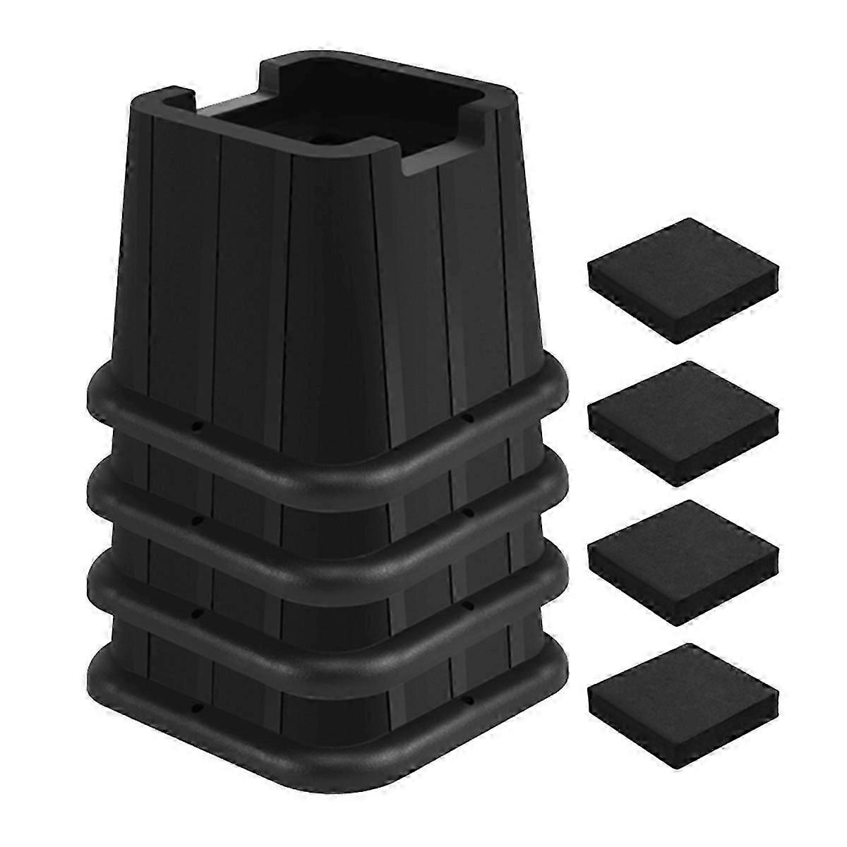 Bed Risers Heavy Duty, Adjustable Furniture Risers for Bed
