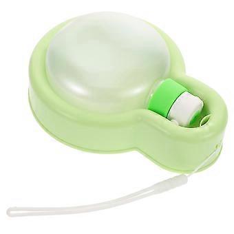 Green Portable Dog Water Bottle for Hiking 350Ml Leak-Proof Design