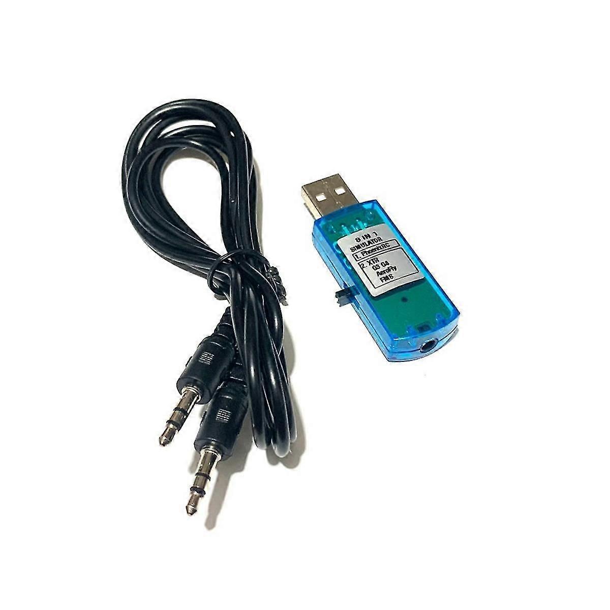 USB Flight Simulator Computer Flight Simulator For Xtr5 FMS G4 Fpv Fly Helikopter Controller