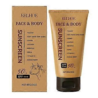 Natural Grass-Fed Beef Tallow Natural Sun Protection Cream for Face Body