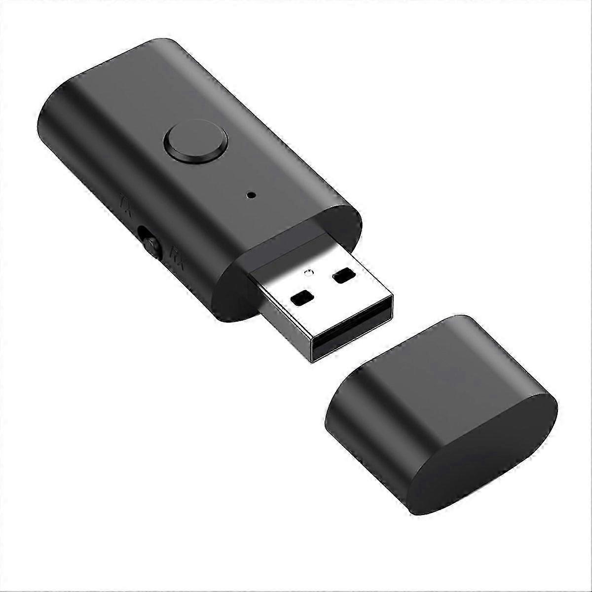 Bluetooth 5.3 Transceiver Receiver 2 in 1 USB Bluetooth Adapter OI