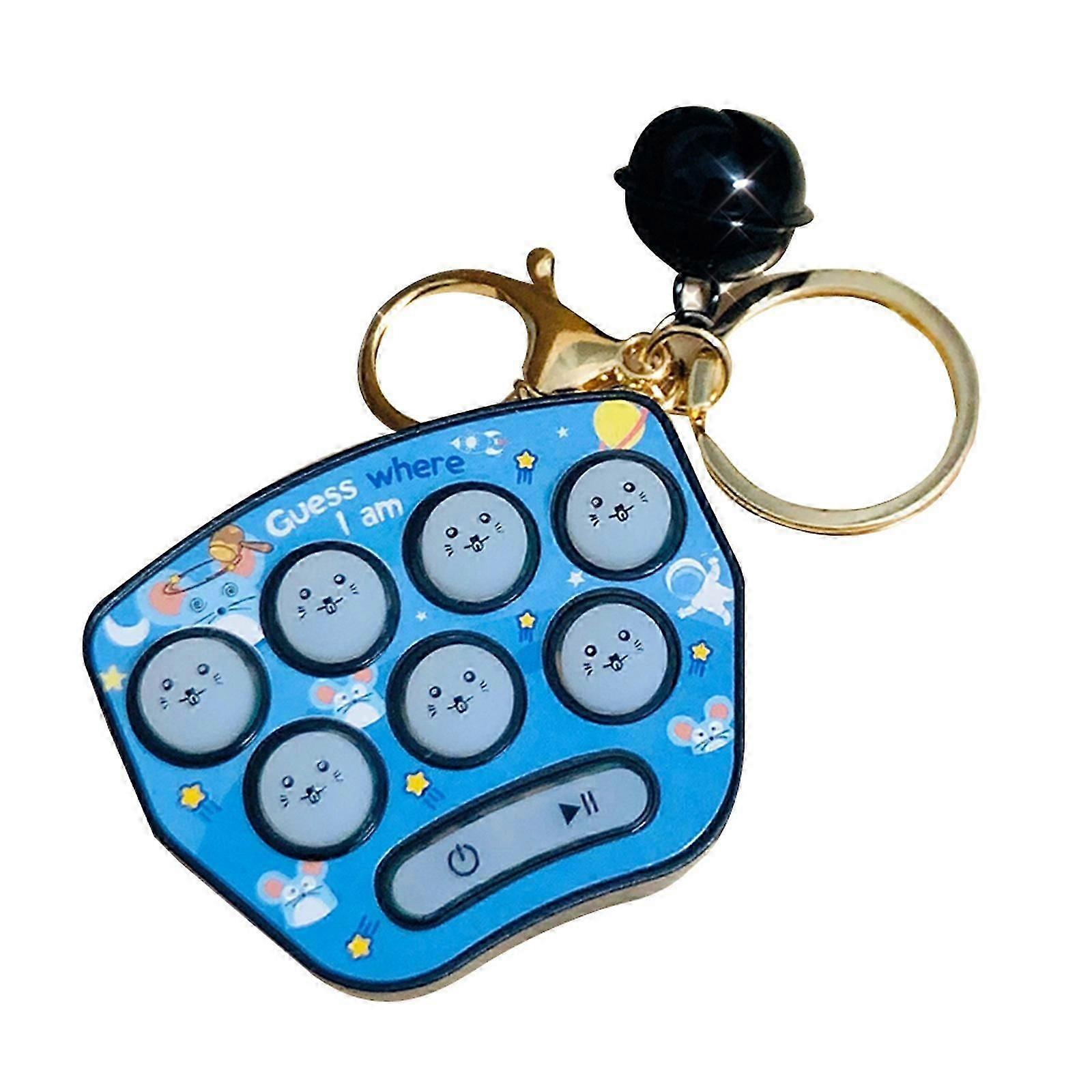 Children's Interactive Hamster Button Game Keychain Fidget Relieve Ball