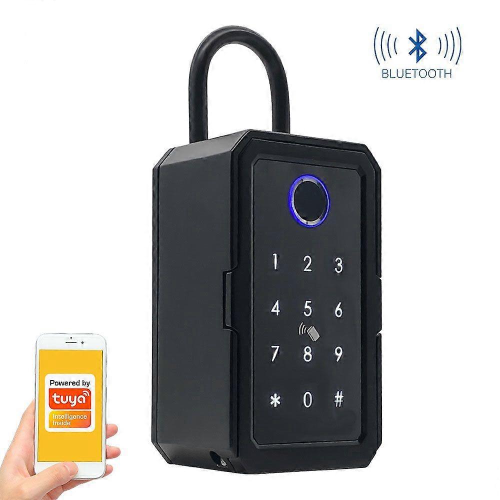Smartkey Lock Box, Home Key Wireless Smartlock Box, Electronic Key Box App Digital Code Bluetooth Key Safe For Host