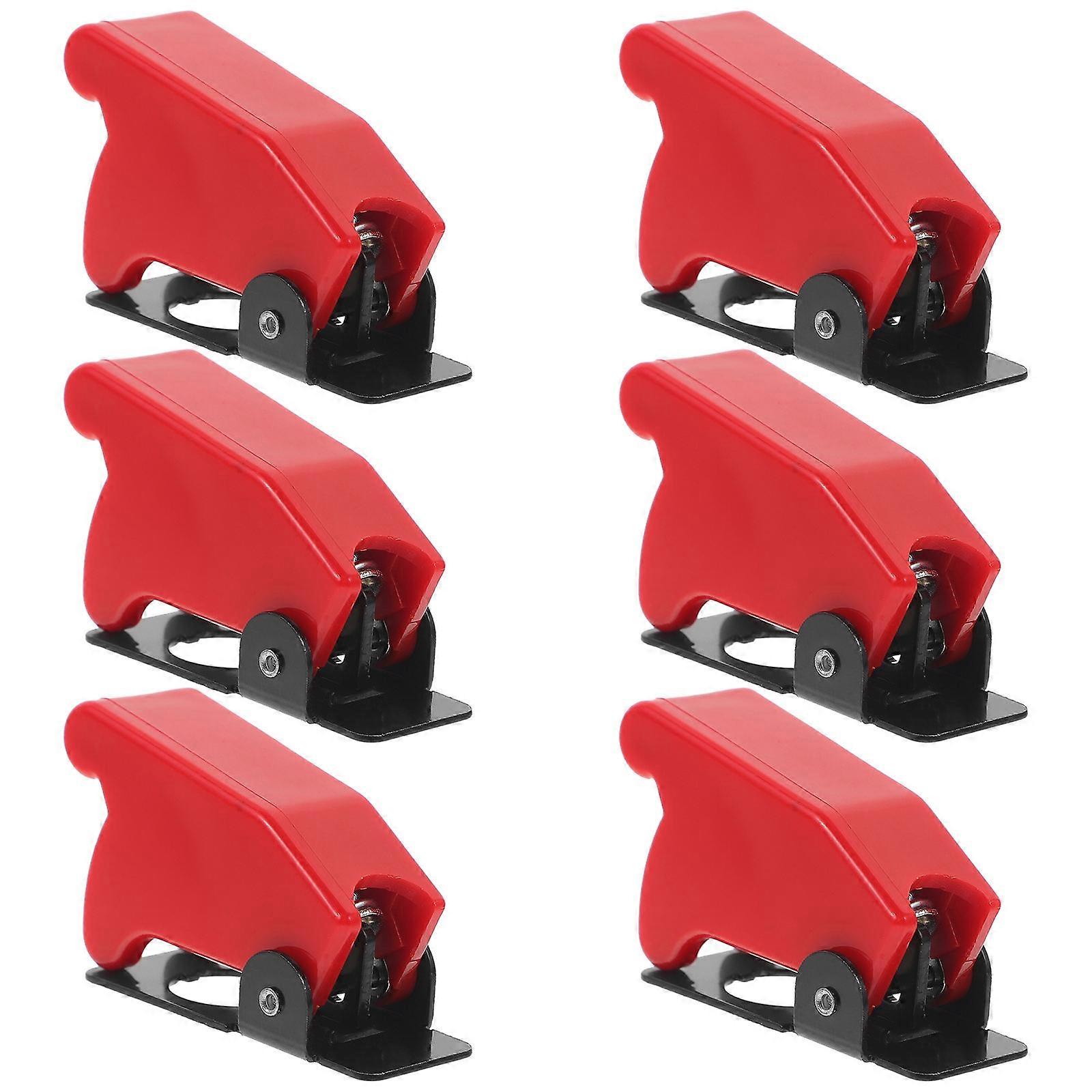 6pcs Toggle Switch Covers Dust Covers Safety Switch Covers Switch Protective Covers