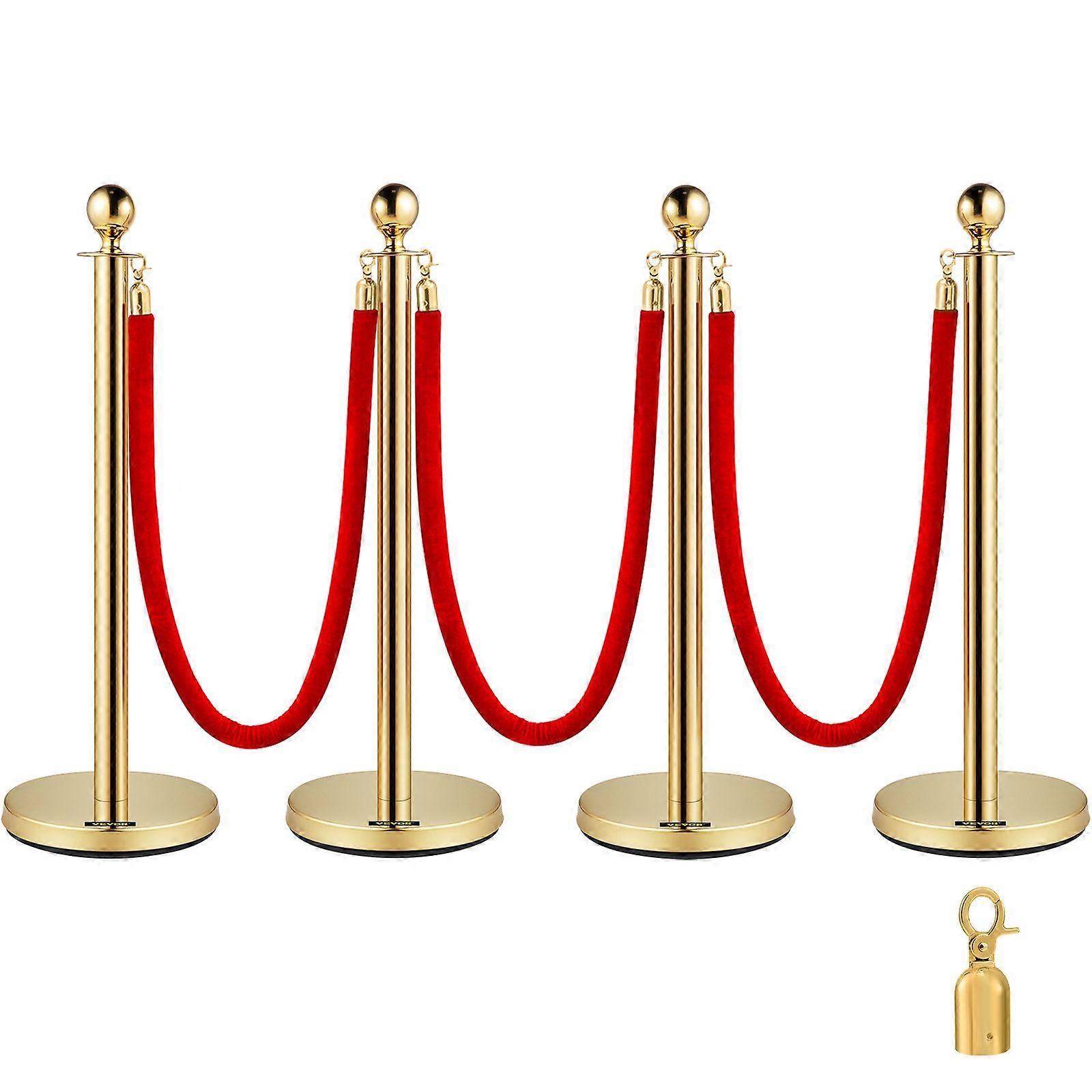 Brass Crowd Control Barrier Posts