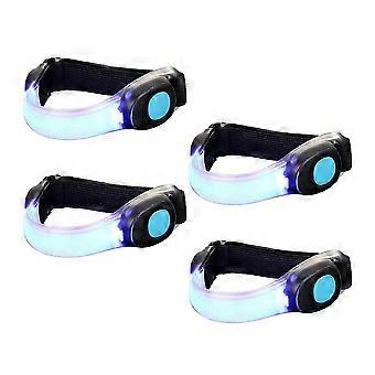 LED Night Running Light Bright Night Running Gear with 4Pcs Blue Lamps