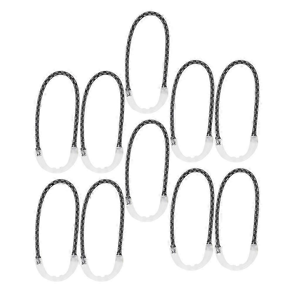 10Pcs Outdoor Backpack Luminous Zipper Pulls Anti-lost Self-luminous Drawstring