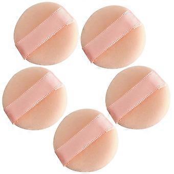 Set di 15 piumini per cipria floccati per il trucco da donna.
