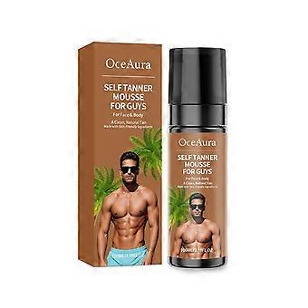 OceAura Natural Moisturizing Darkening Mousse - Hydraterende mousse voor een gebruinde huid met een stralende finish, ideaal voor buitenactiviteiten.