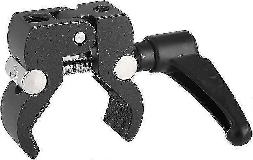 Super Crab Clamp with 1/4"-20 & 3/8"-16 Thread for Camera Flash Light Mounting