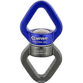 360 Rotating Swing Swivel Hardware, 2500lb Capacity Aluminum Alloy, Smooth Rotation, Prevent Rope Tangling, for Tire Swing, Hammock, Boxing Bag