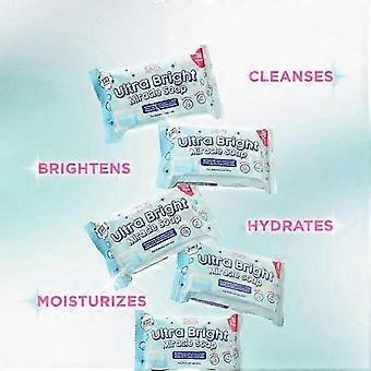 Unscented Brightening Miracle Soap Bar, Moisturizing Rejuvenating Cleanser for Sensitive Skin, 75g Palm Oil Free 26Y