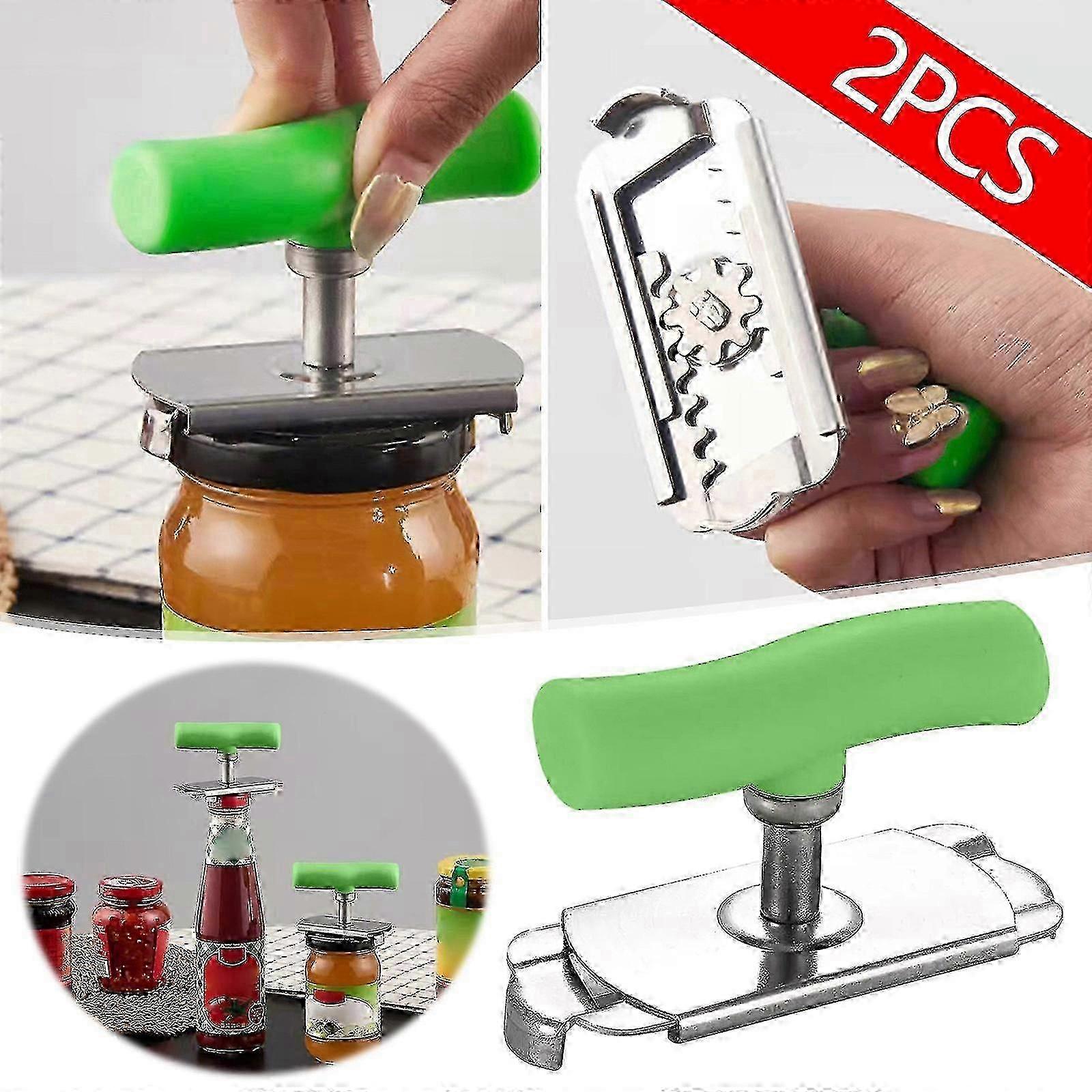 Kitchen Gadget Multifunctional Non-slip Bottle Opener Screw Capper 2psc