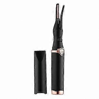Elektrisches USB-Wimpernzangen- und -roller-Set (1 Stück), schwarzes Beauty-Tool für Wimpernstyling mit drei Heizstufen