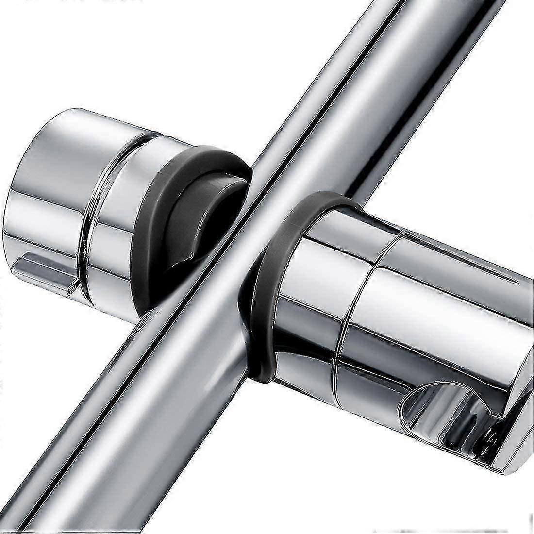 Replaceable Handheld Shower Holder, Shower Head Holder, 18-25mm Diameter Adjustable, Chrome Abs (gray)