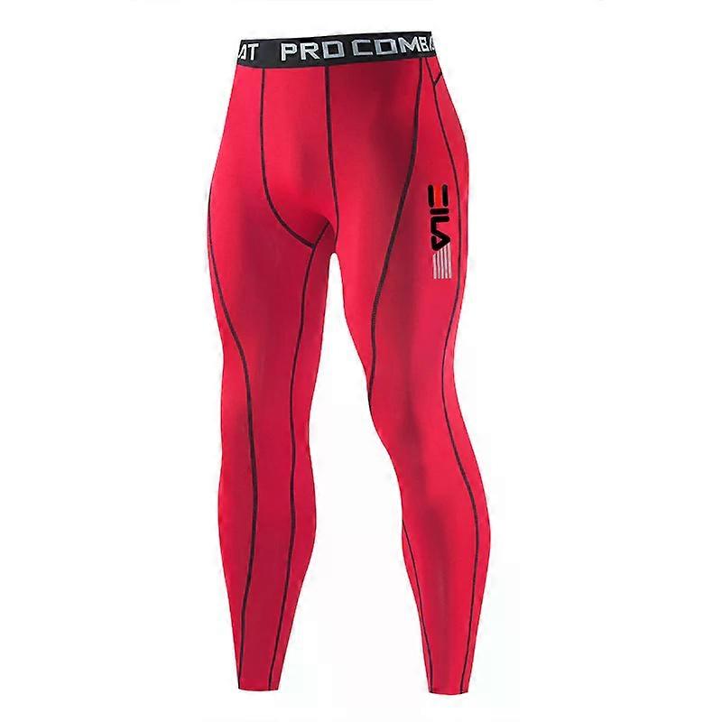 Pantalon de sport pour homme, idéal pour la musculation, le fitness et la course à pied. Pantalon de compression long, élastique, pour la course et le jogging.