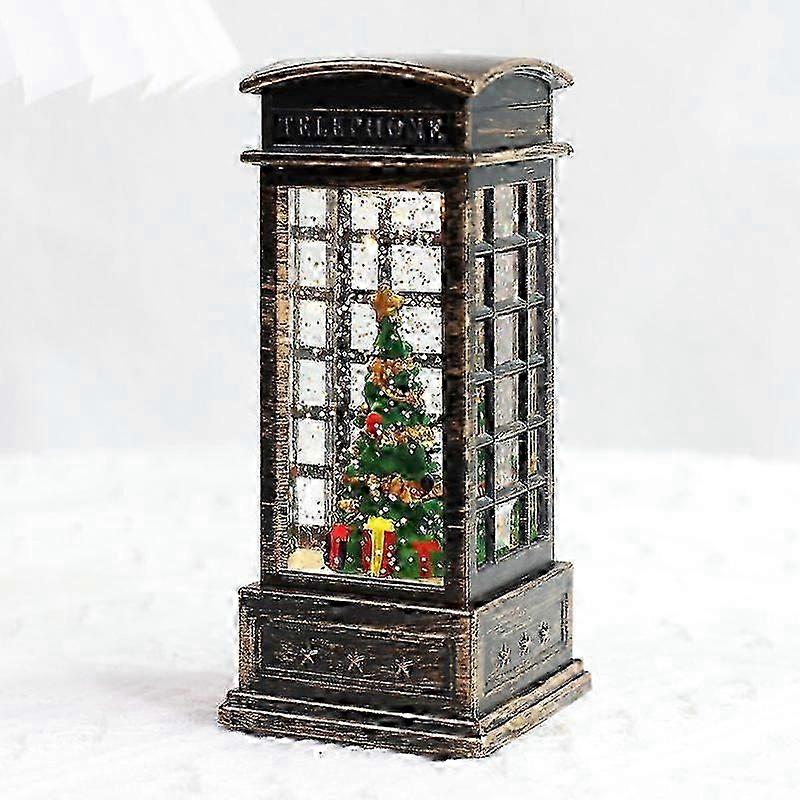 Brushed Gold Wind Lantern Christmas Decor
