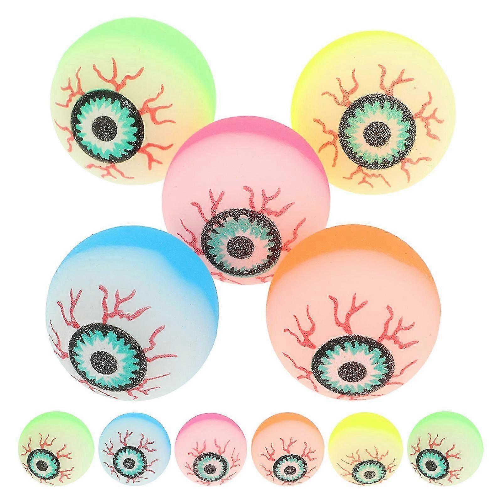 Creative Halloween Jumping Balls 40Pcs Assorted Bouncing Balls