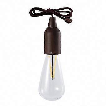 Pull-Cord Controlled Portable Hanging LED Lantern for Indoor Outdoor Camping and Room Decoration