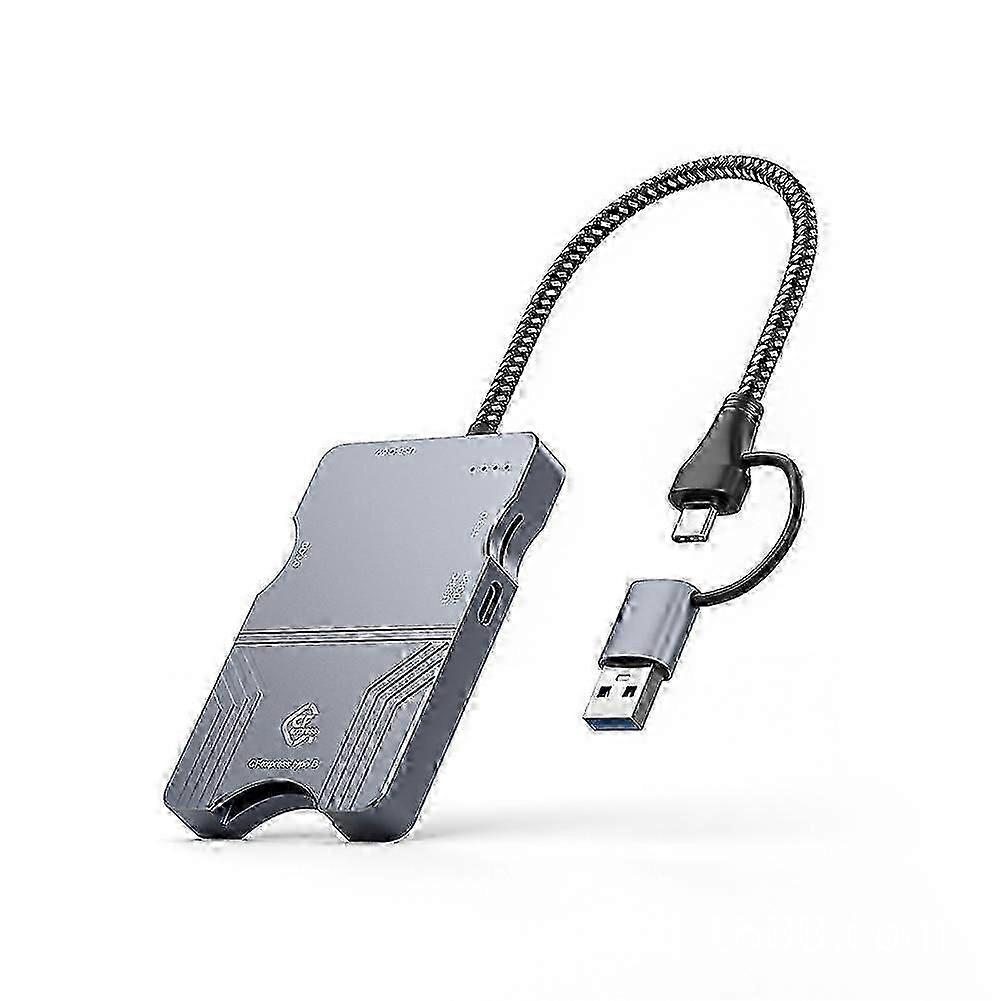 Dual Interface Multifunction Mobile Hard Disk Case CFExpress 10GB High Speed Card Reader Camera Card Reader-JXLGV