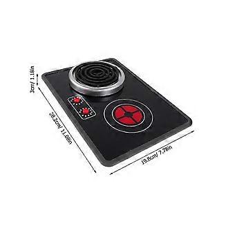 Pretend Kitchen Induction Cooker Toy with Sound Light Effects, Plastic Kids Cooking Play Set