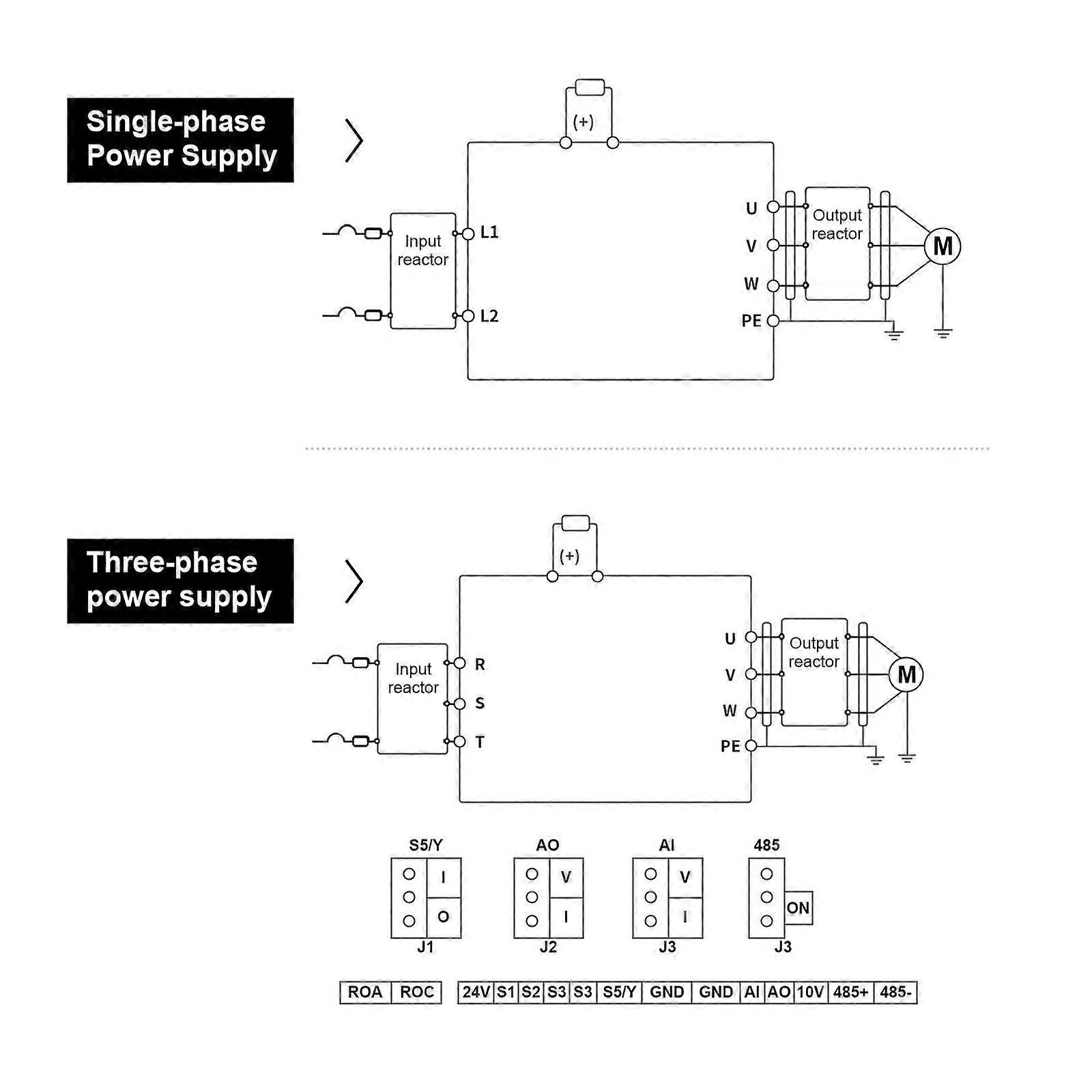 4KW 380V Variable Frequency Drive 3 Phase Inverter for Motor Speed Control Precise Fast Torque