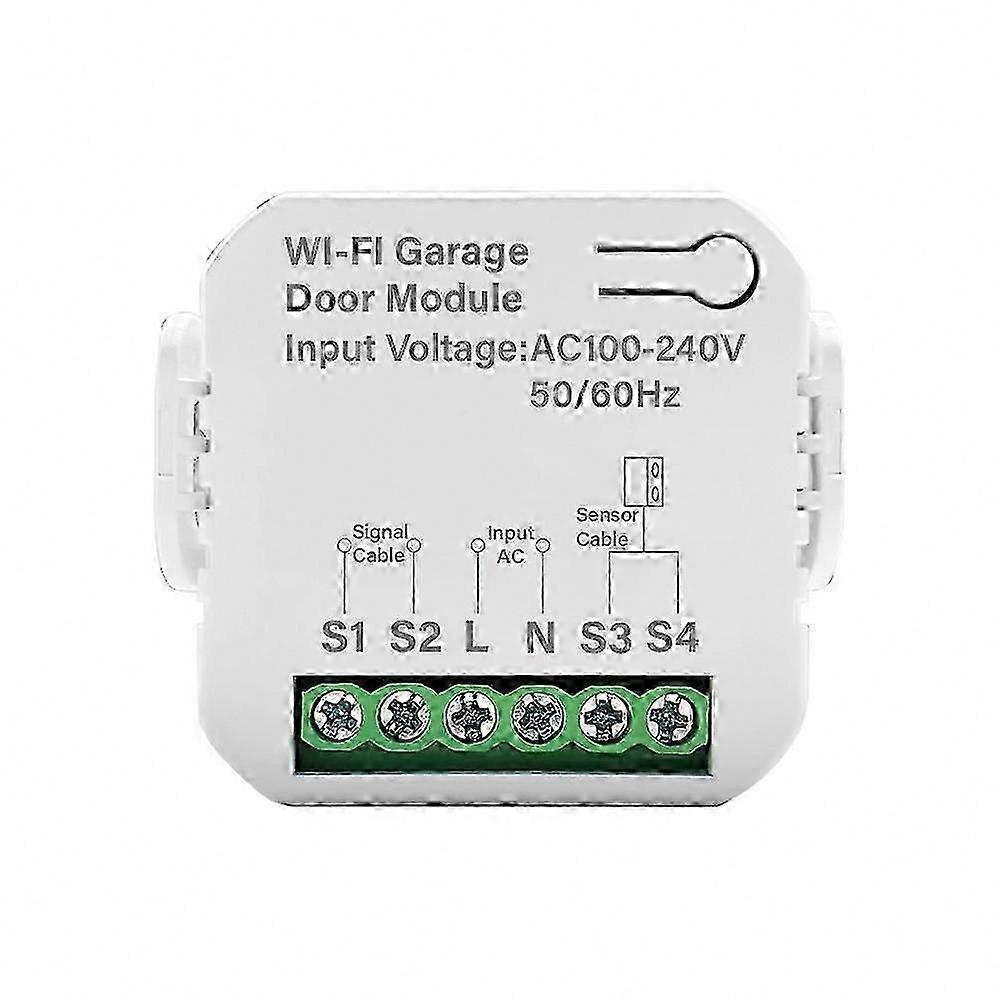 Universal Wireless Remote Access for Smart WiFi Garage Door with & Switch Sensor