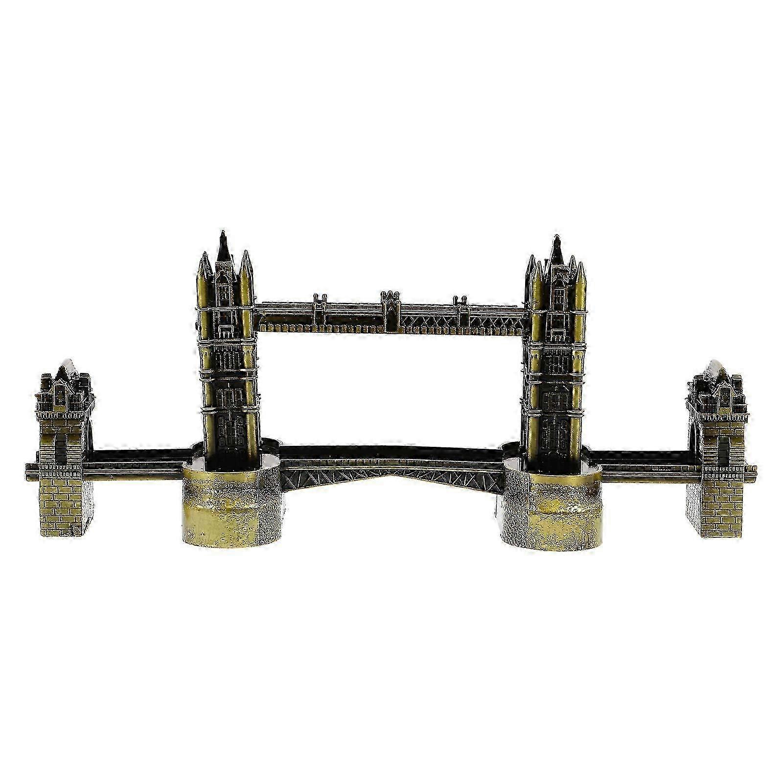 Golden Alloy Tower Bridge Model