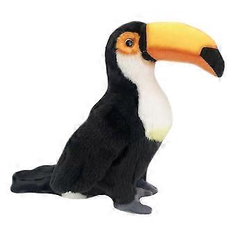 Plush Doll Toy for Decoration 1Pcs Simulative Toucan Plush Cartoon Toy PSD