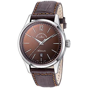 Zeno Vintage Line Swiss Automatic Analog Men's Watch with Cowhide Bracelet 6564-2824-I6